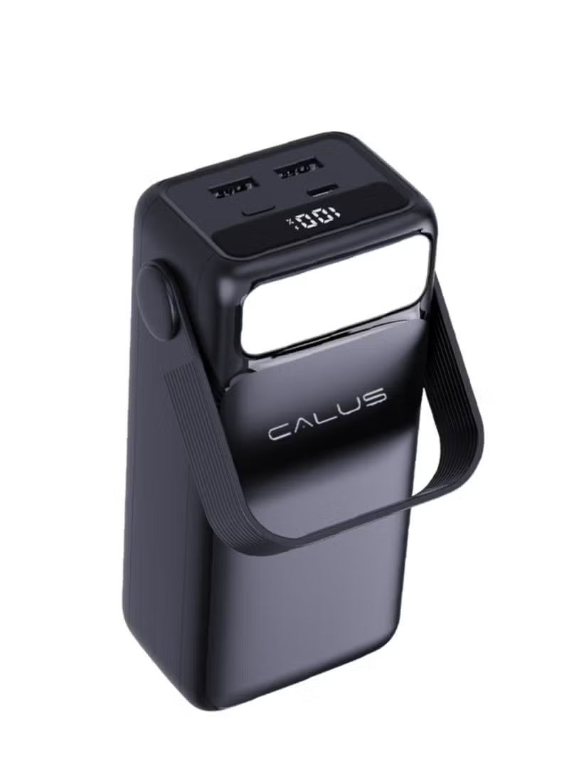 CALUS بنك الطاقة FAST-H55Pro بسعة 55000mAh – شاحن محمول بسعة كبيرة للغاية مع شحن فائق السرعة 22.5W، 3 كابلات شحن مدمجة وشاشة رقمية للهواتف الذكية والأجهزة اللوحية - Image 1